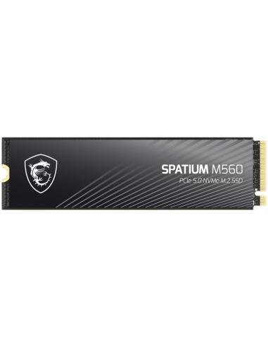 MSI SPATIUM M560 1TB Disco SSD 10200MB/s NVMe PCIe 5.0 M.2 Gen5 3D NAND