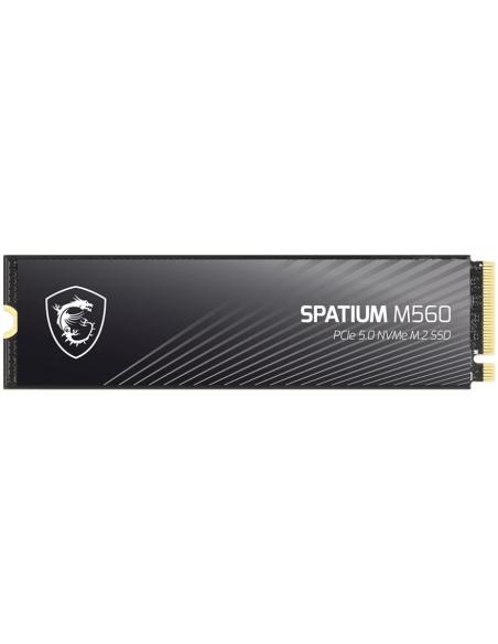 MSI SPATIUM M560 1TB Disco SSD 10200MB/s NVMe PCIe 5.0 M.2 Gen5 3D NAND