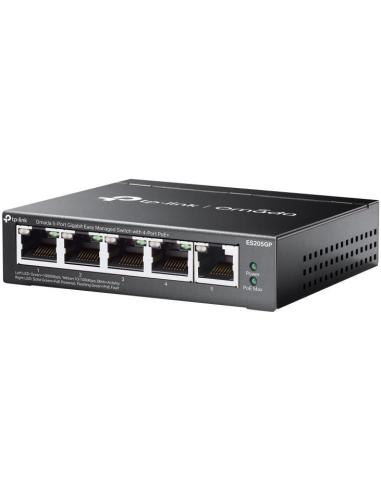 TP-Link Omada ES205G Switch PoE Gesitonado L2 5 Puertos Gigabit