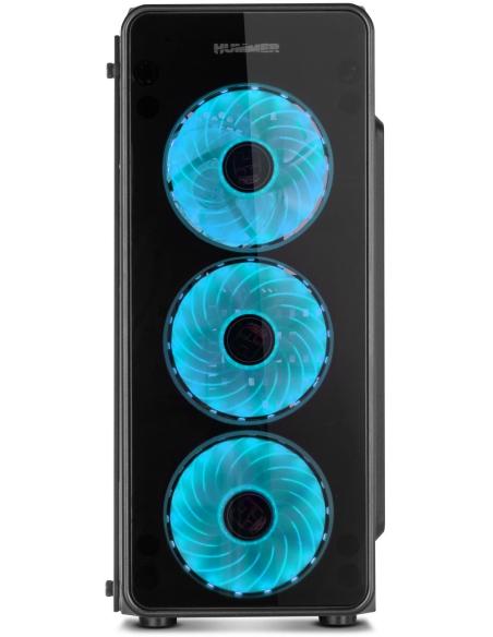 Nox Hummer TGM Cristal Templado USB 3.0 aRGB