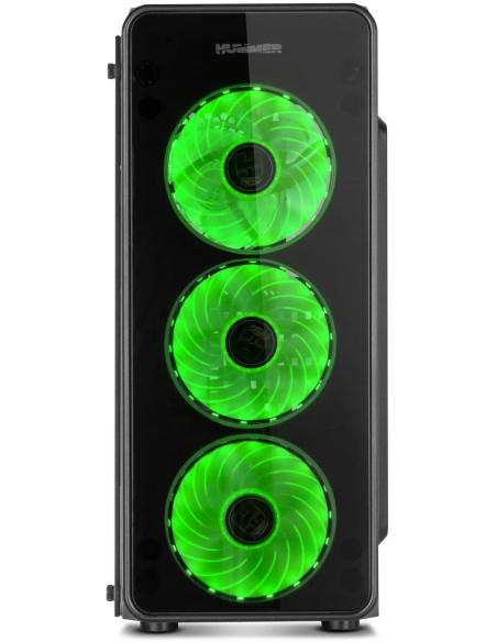 Nox Hummer TGM Cristal Templado USB 3.0 aRGB