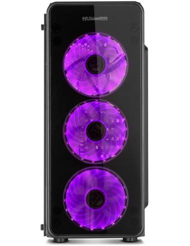 Nox Hummer TGM Cristal Templado USB 3.0 aRGB