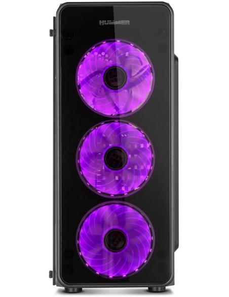 Nox Hummer TGM Cristal Templado USB 3.0 aRGB