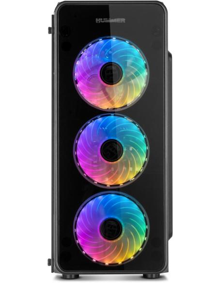 Nox Hummer TGM Cristal Templado USB 3.0 aRGB