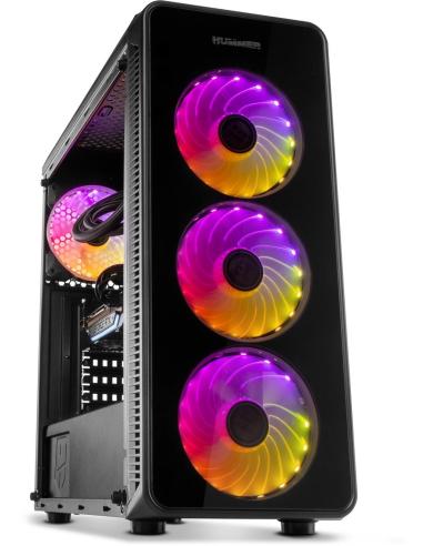 Nox Hummer TGM Cristal Templado USB 3.0 aRGB