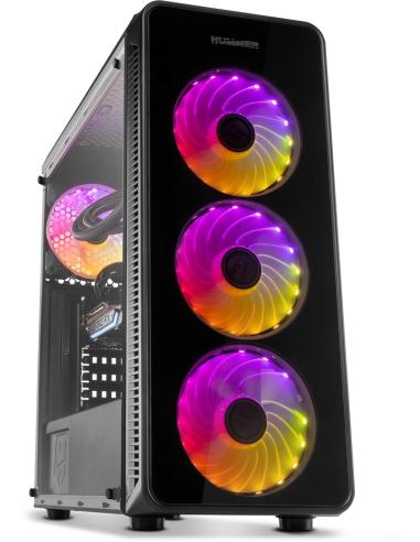 Nox Hummer TGM Cristal Templado USB 3.0 aRGB