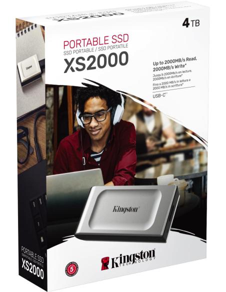 Kingston XS2000 SSD 4TB USB 3.2 tipo-C