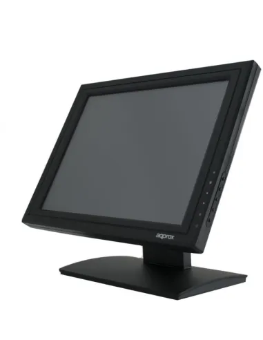 Approx APPMT15W5 Monitor para TPV Táctil Resistiva 15" Negro