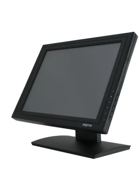 Approx APPMT15W5 Monitor para TPV Táctil Resistiva 15" Negro
