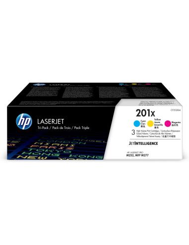 HP 201X CF253XM Tóner Tricolor