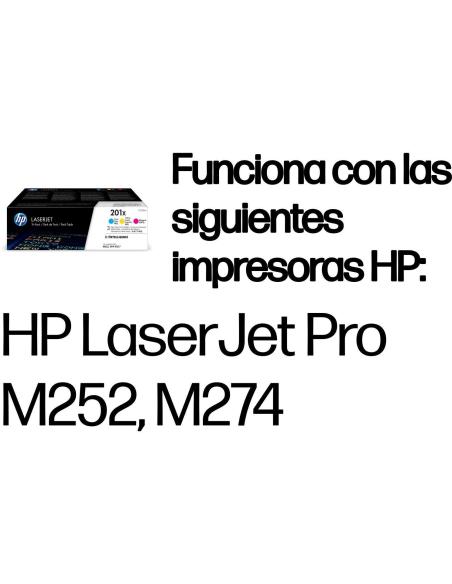 HP 201X CF253XM Tóner Tricolor