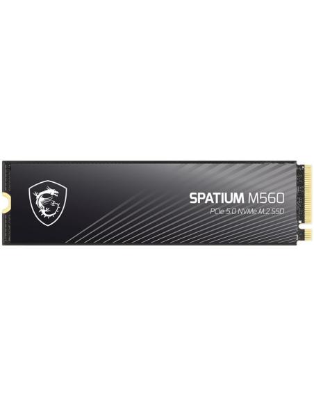 MSI SPATIUM M560 2TB Disco SSD 10300MB/s NVMe PCIe 5.0 M.2 Gen5 3D NAND