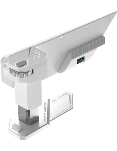 Asus ROG Herculx Graphics Card Holder Soporte para Tarjetas Gráficas RGB Blanco