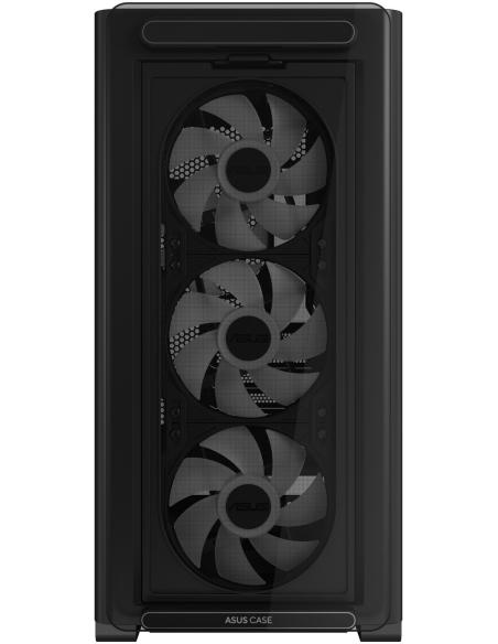 Asus A23 PLUS Micro-ATX ARGB Cristal Templado USB-C 3.2 Negro