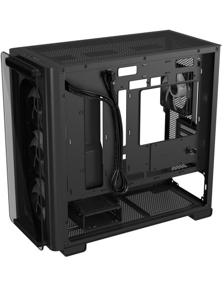 Asus A23 PLUS Micro-ATX ARGB Cristal Templado USB-C 3.2 Negro