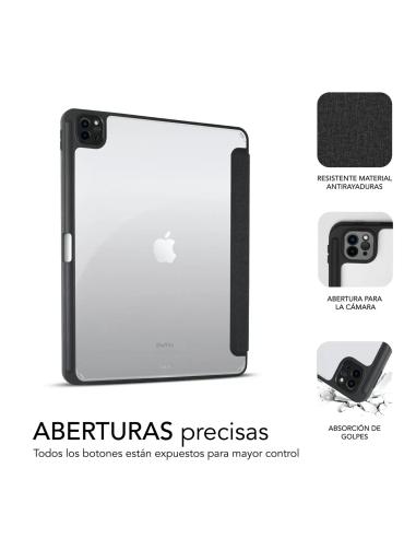 Subblim Clear Shock Funda para Tablet iPad Pro 12.9" Negro