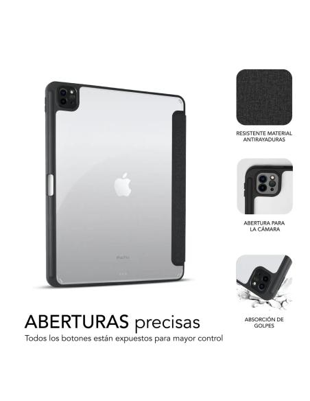 Subblim Clear Shock Funda para Tablet iPad Pro 12.9" Negro