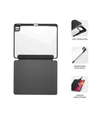 Subblim Clear Shock Funda para Tablet iPad Pro 12.9" Negro