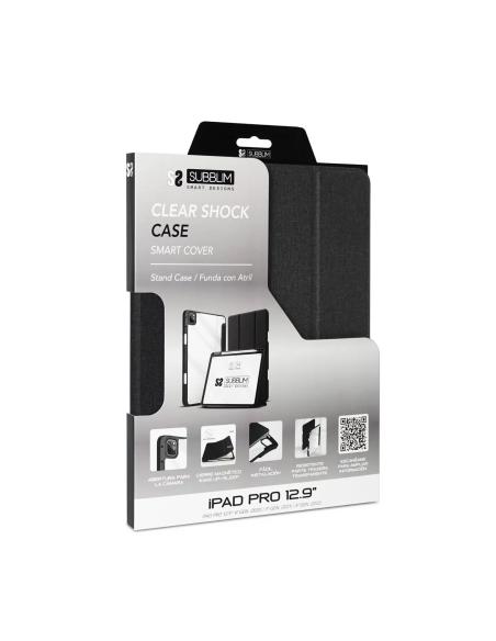 Subblim Clear Shock Funda para Tablet iPad Pro 12.9" Negro