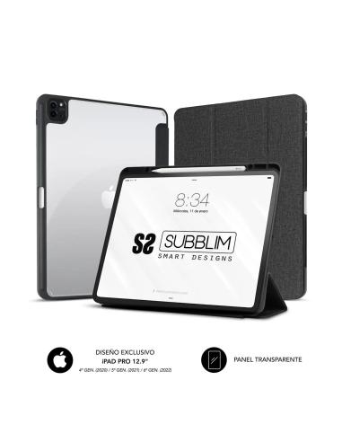 Subblim Clear Shock Funda para Tablet iPad Pro 12.9" Negro