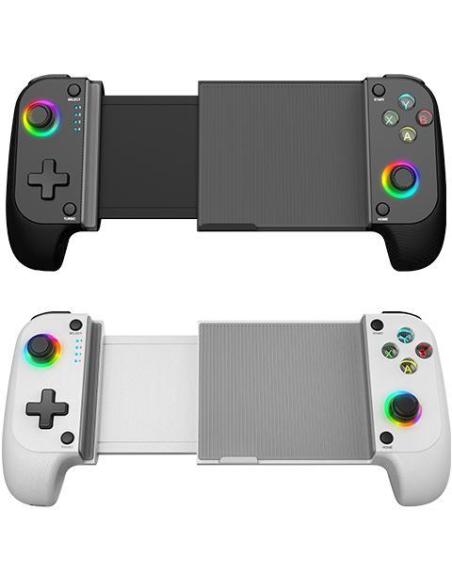 Mars Gaming MGPX Gamepad Bluetooth 5.0 para Android e IOS RGB Neon Vibración Dual Turbo Negro