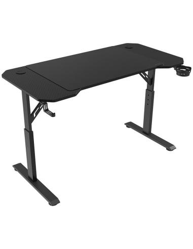 Mars Gaming MGD-ERGO120 Mesa Altura Ajustable 3 Posiciones Ergonómica Alfombrilla 120x60cm Negro