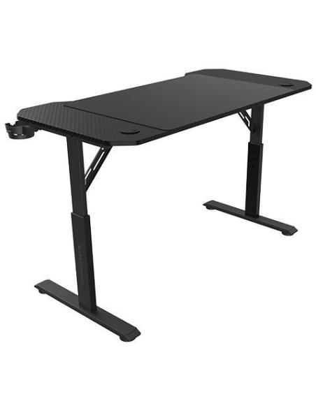 Mars Gaming MGD-ERGO120 Mesa Altura Ajustable 3 Posiciones Ergonómica Alfombrilla 120x60cm Negro