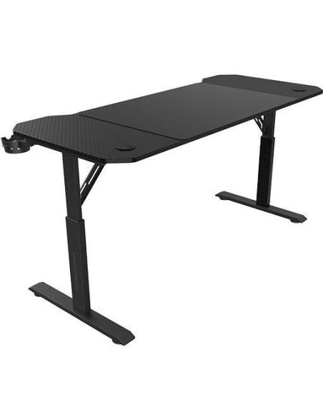 Mars Gaming MGD-ERGO140 Mesa Altura Ajustable 3 Posiciones Ergonómica Alfombrilla 140x60cm Negro