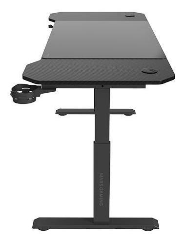 Mars Gaming MGD-ERGO140 Mesa Altura Ajustable 3 Posiciones Ergonómica Alfombrilla 140x60cm Negro