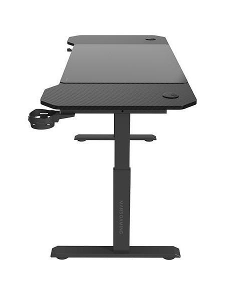 Mars Gaming MGD-ERGO140 Mesa Altura Ajustable 3 Posiciones Ergonómica Alfombrilla 140x60cm Negro