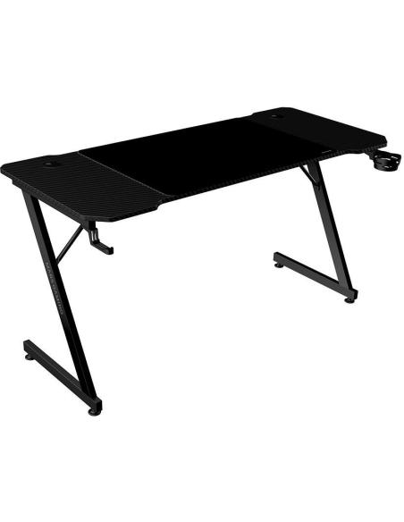 Mars Gaming MGD-X140 Mesa Ergonómica Alfombrilla XXL Soporte Auriculares Y Bebida 140x60cm Negro