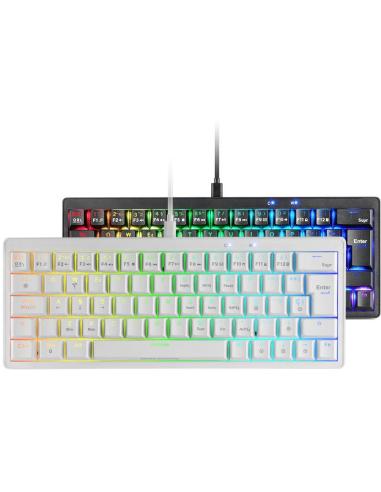 Mars Gaming MKMINIPRO Teclado Mecánico RGB 60% Switch Silencioso Negro