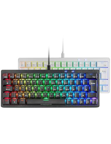 Mars Gaming MKMINIPRO Teclado Mecánico RGB 60% Switch Silencioso Negro