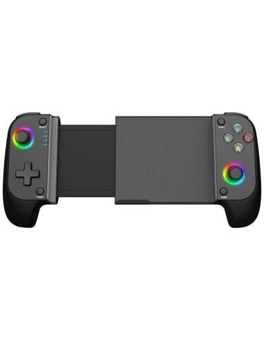 Mars Gaming MGPX Gamepad Bluetooth 5.0 para Android e IOS RGB Neon Vibración Dual Turbo Negro