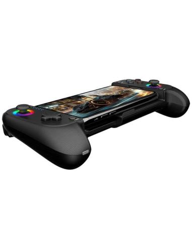 Mars Gaming MGPX Gamepad Bluetooth 5.0 para Android e IOS RGB Neon Vibración Dual Turbo Negro