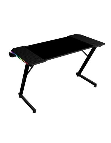 Mars Gaming MGD-X120RGB Mesa Ergonómica ARGB Mando Alfombrilla XXL Soportes Externos 120x60cm Negro
