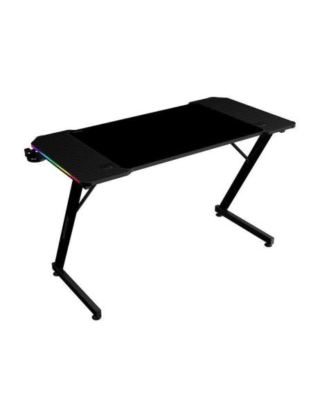 Mars Gaming MGD-X120RGB Mesa Ergonómica ARGB Mando Alfombrilla XXL Soportes Externos 120x60cm Negro
