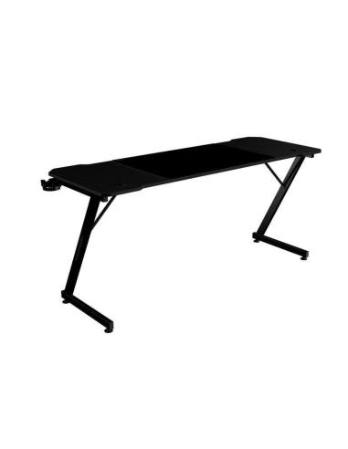 Mars Gaming MGD-X160 Mesa Ergonómica Alfombrilla XXL Soporte Auriculares y Bebida 160x60cm Negro