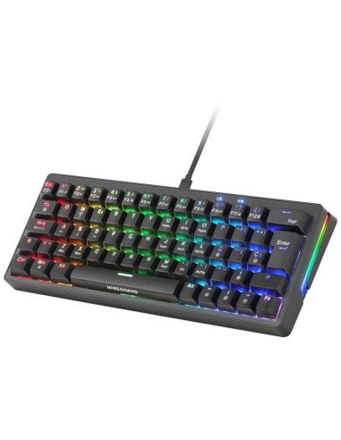 Mars Gaming MKMINIPRO Teclado Mecánico RGB 60% Switch Silencioso Negro