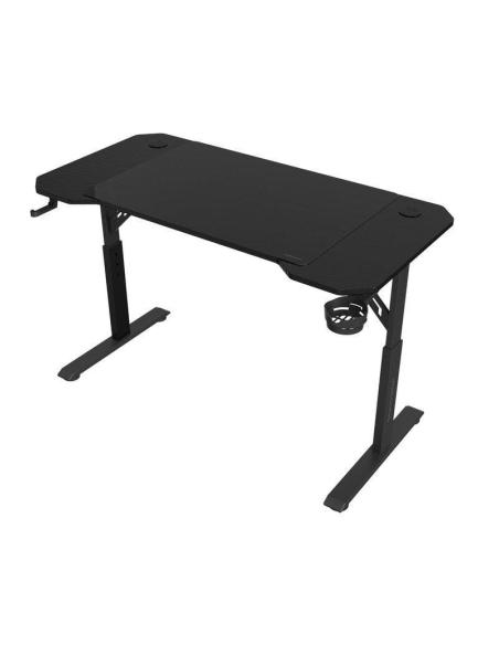 Mars Gaming MGD-ERGO120 Mesa Altura Ajustable 3 Posiciones Ergonómica Alfombrilla 120x60cm Negro