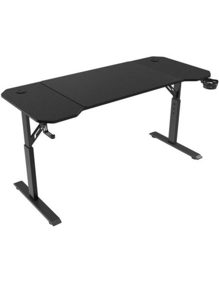 Mars Gaming MGD-ERGO140 Mesa Altura Ajustable 3 Posiciones Ergonómica Alfombrilla 140x60cm Negro