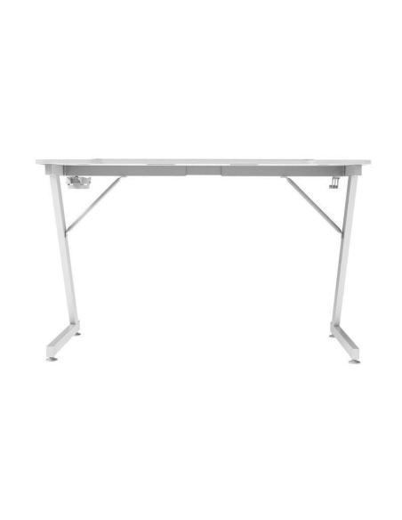 Mars Gaming MGD-X120 Mesa Ergonómica Alfombrilla XXL Soporte Auriculares y Bebida 120x60cm Blanca