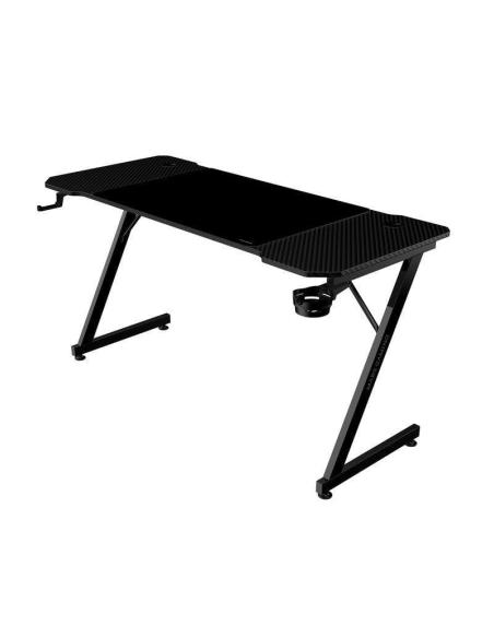 Mars Gaming MGD-X140 Mesa Ergonómica Alfombrilla XXL Soporte Auriculares Y Bebida 140x60cm Negro