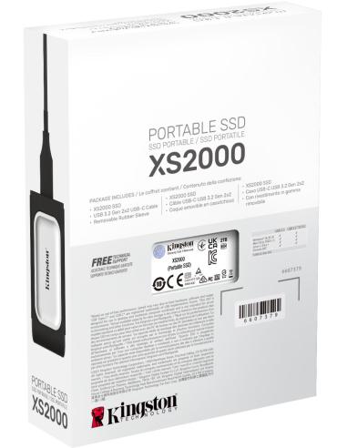 Kingston XS2000 Portable SSD 2TB USB 3.2