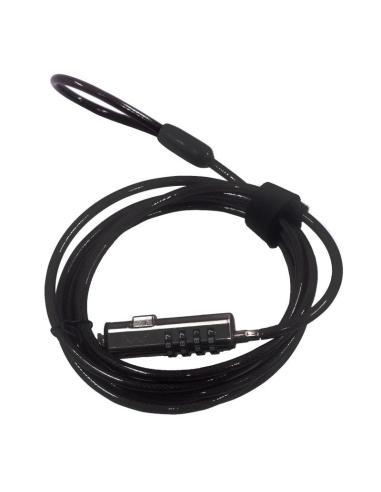Ewent EW1238 Cable de Seguridad por Combinación Negro