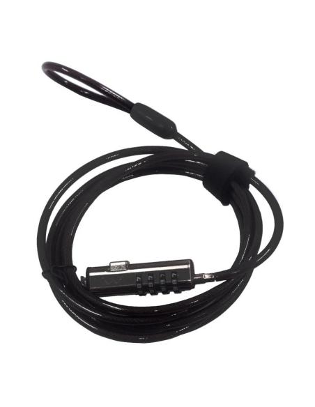 Ewent EW1238 Cable de Seguridad por Combinación Negro