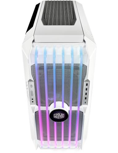 Cooler Master HAF700 EVO White Cristal Templado USB 3.2 Blanco