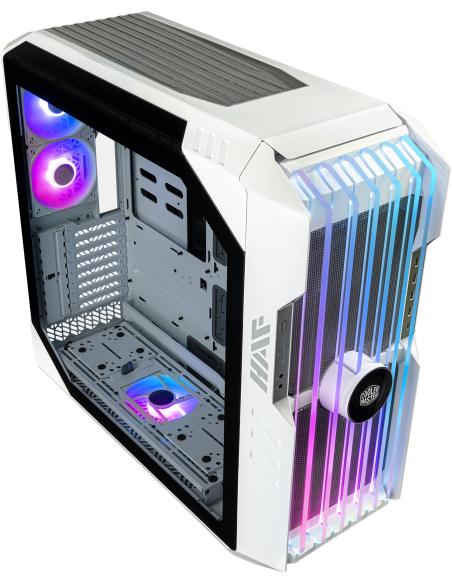 Cooler Master HAF700 EVO White Cristal Templado USB 3.2 Blanco
