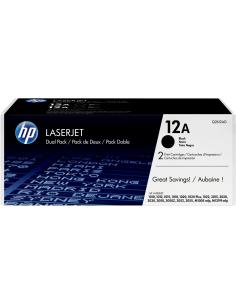 HP 12A Q2612AD LaserJet Tóner Negro-801086