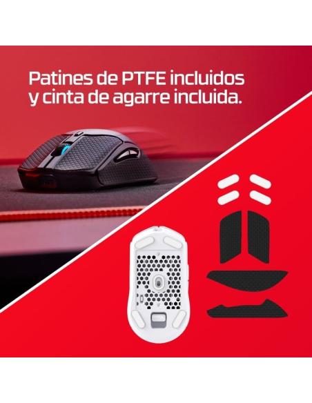 HyperX Pulsefire Haste 2 Wireless Ratón Gaming Inalámbrico RGB 26000 DPI Blanco